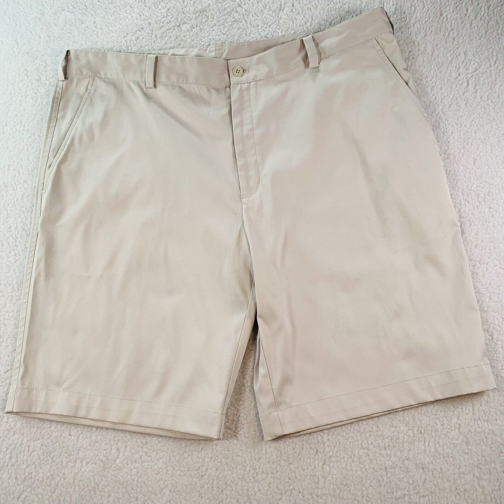 NikeGolf Mens Size 40 Shorts Dri Fit Style FA1204HKC Polyester Tan